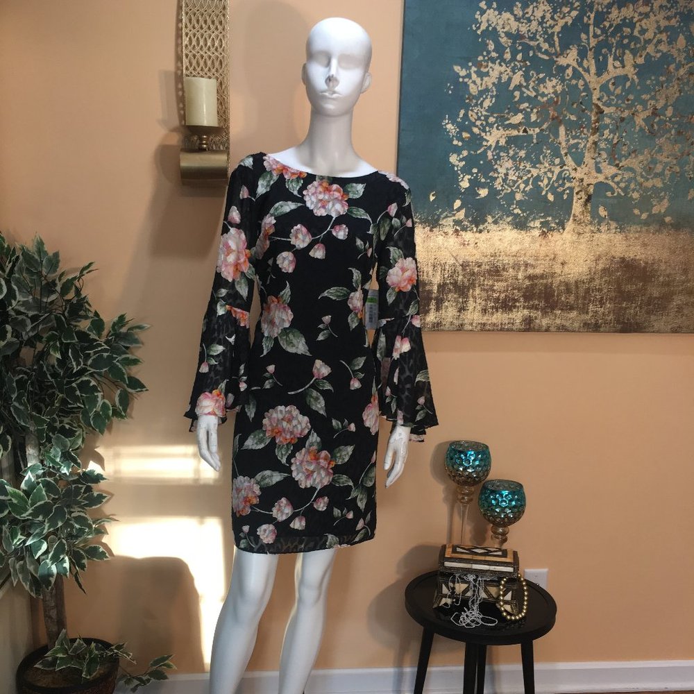 NWT Jessica Howard  Floral Sheath Dress size 8